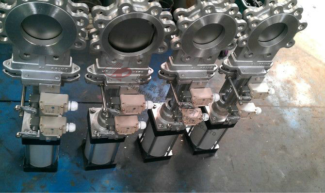 PZ673H、PZ673X氣動(dòng)刀形閘閥