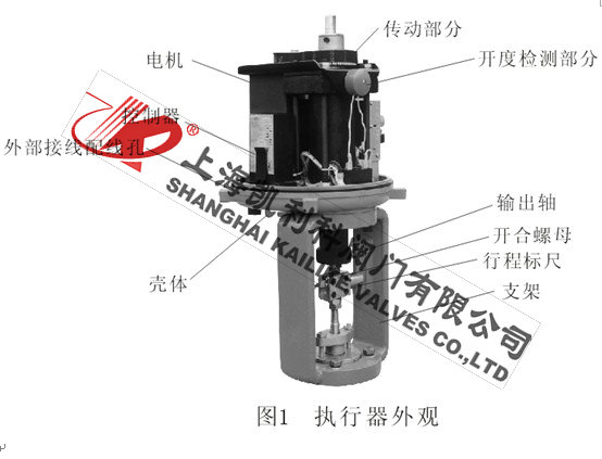 ZDLP電動調節(jié)閥執(zhí)行機構結構圖